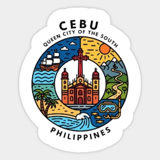 CEBU QUEEN CITY OF THE SOUTH Sticker